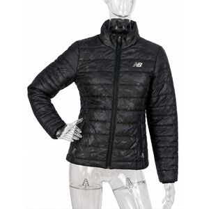 New Balance Reflective Full Zip Puffer Jacket Y2K Vintage SKUW544